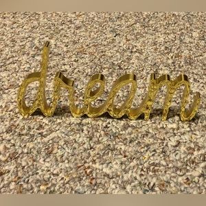 Dream Gold Metal Decor